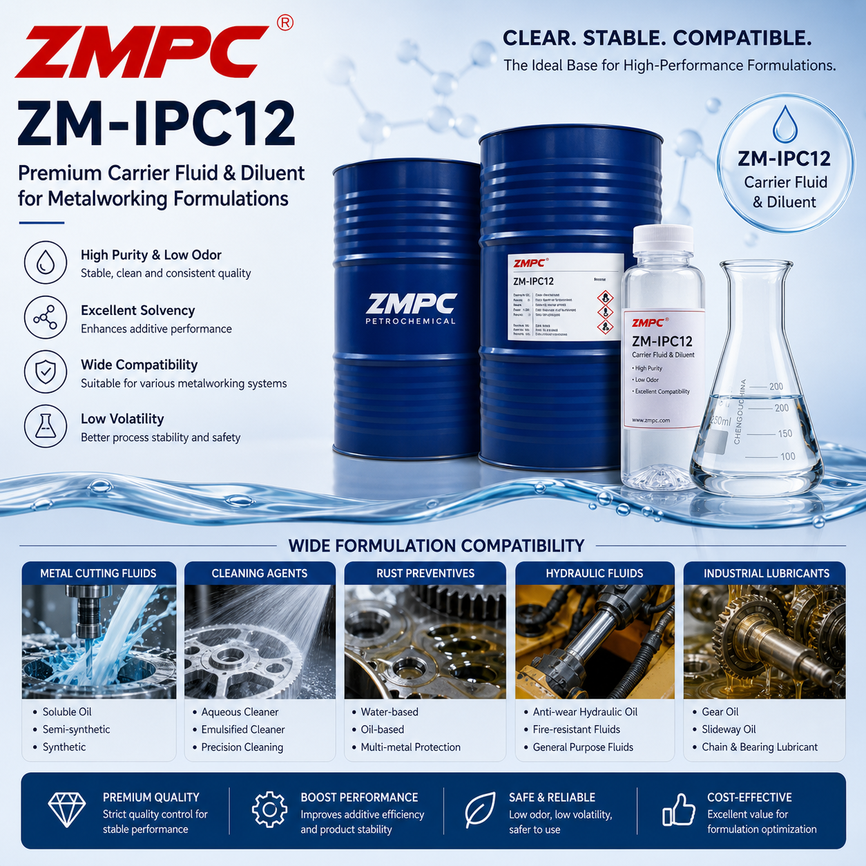 ZM-IPC12 Мультиметиловая жидкость для металлообработки 5